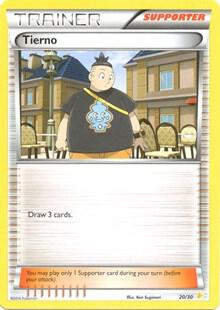 Tierno #20 · XY trainer Kit (Pikachu Libre) Pokémon card
