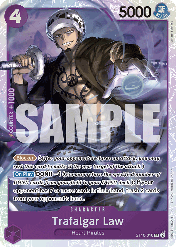 Trafalgar Law (Alternate Art) full card art