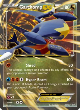 Garchomp-EX #XY167 · XY Black Star Promos Pokémon card