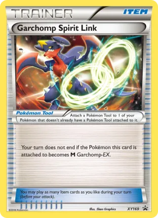 Garchomp Spirit Link #XY169 · XY Black Star Promos Pokémon card