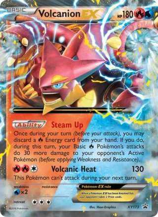 Volcanion EX #XY173 · XY Black Star Promos Pokémon card