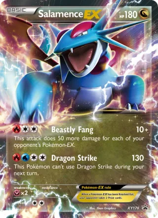 Salamence EX #XY170 · XY Black Star Promos Pokémon card