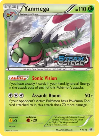 Yanmega #XY144 · XY Black Star Promos Pokémon card