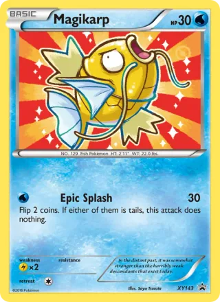 Magikarp #XY143 · XY Black Star Promos Pokémon card