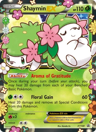 Shaymin EX #XY148 · XY Black Star Promos Pokémon card