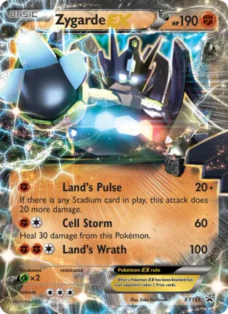 Zygarde EX #XY151 · XY Black Star Promos Pokémon card