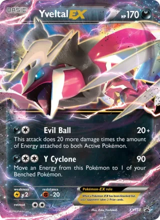Yveltal EX #XY150 · XY Black Star Promos Pokémon card