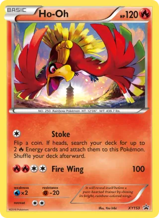 Ho Oh #XY153 · XY Black Star Promos Pokémon card