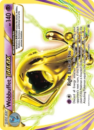 Wobbuffet BREAK #XY155 · XY Black Star Promos Pokémon card