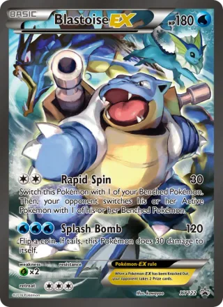 Blastoise EX #XY122 · XY Black Star Promos Pokémon card