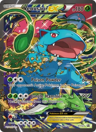 Venusaur EX #XY123 · XY Black Star Promos Pokémon card