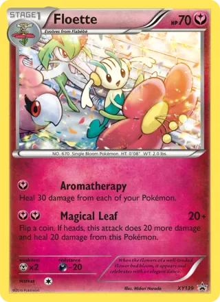 Floette #XY139 · XY Black Star Promos Pokémon card
