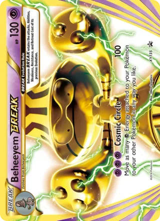 Beheeyem BREAK #XY135 · XY Black Star Promos Pokémon card