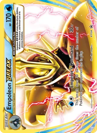 Empoleon BREAK #XY134 · XY Black Star Promos Pokémon card
