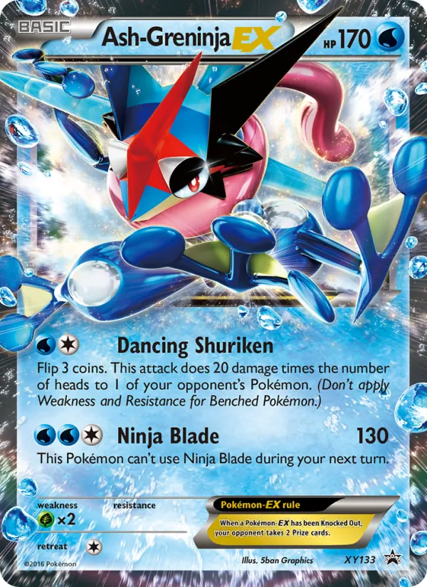 Ash Greninja EX full card art