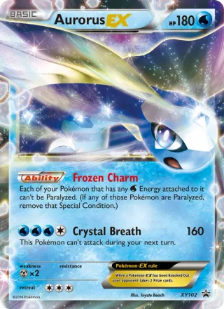 Aurorus EX #XY102 · XY Black Star Promos Pokémon card