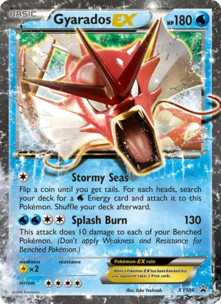 Gyarados EX #XY106 · XY Black Star Promos Pokémon card