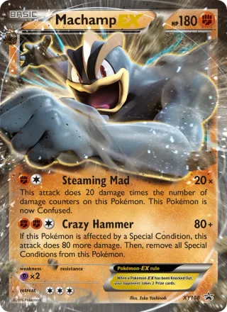 Machamp EX #XY108 · XY Black Star Promos Pokémon card
