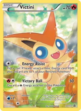 Victini #XY117 · XY Black Star Promos Pokémon card