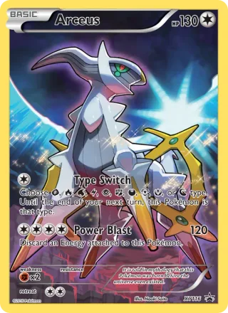 Arceus #XY116 · XY Black Star Promos Pokémon card