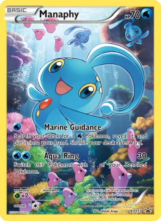 Manaphy #XY113 · XY Black Star Promos Pokémon card