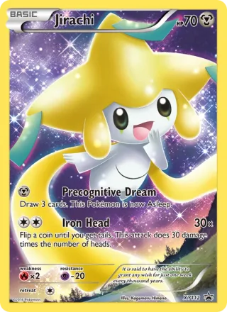 Jirachi #XY112 · XY Black Star Promos Pokémon card