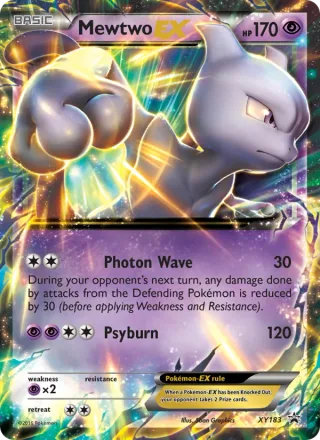 Mewtwo-EX #XY183 · XY Black Star Promos Pokémon card