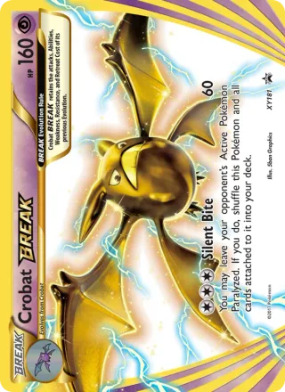 Crobat BREAK #XY181 · XY Black Star Promos Pokémon card