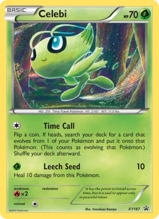 Celebi #XY187 · XY Black Star Promos Pokémon card