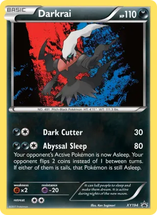 Darkrai #XY194 · XY Black Star Promos Pokémon card