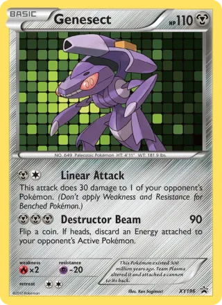 Genesect #XY196 · XY Black Star Promos Pokémon card
