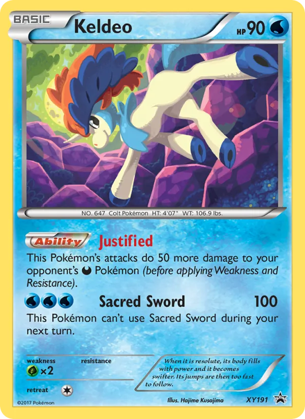 Keldeo full card art