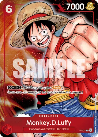 Monkey.D.Luffy (Offline Regional 2024 Vol. 2) [Participant] #P-001-offline-regional-2024-vol-2-participant · One Piece Promotion Cards One Piece card