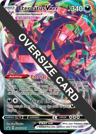 Eternatus VMAX - SWSH045 #SWSH045 · Jumbo cards Pokémon card