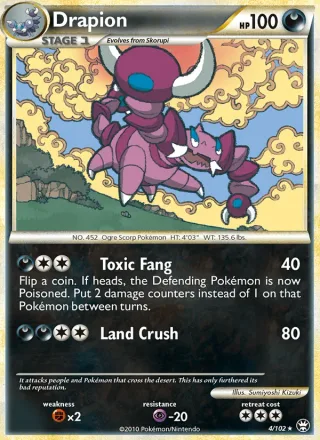 Drapion #4 · Triumphant Pokémon card