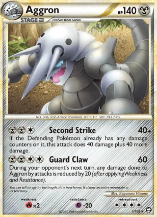 Aggron #1 · Triumphant Pokémon card