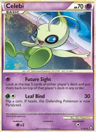 Celebi #3 · Triumphant Pokémon card