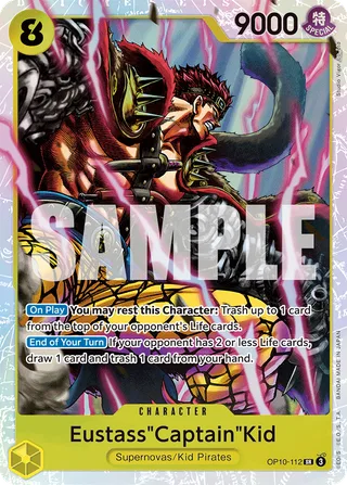 Eustass"Captain"Kid #OP10-112 · Royal Blood One Piece card