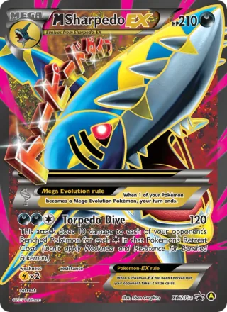 M Sharpedo-EX #XY200a · XY Black Star Promos Pokémon card