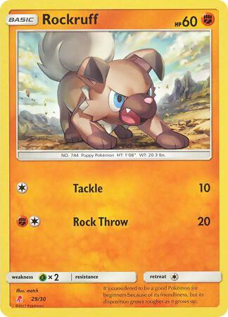 Rockruff full card art