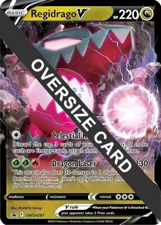 Regidrago V - SWSH281 #SWSH281 · Jumbo cards Pokémon card