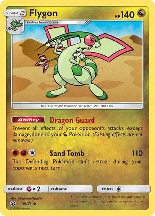 Flygon #39 · Dragon Majesty Pokémon card