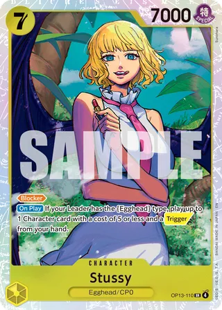 Stussy #OP13-110 · Carrying On His Will One Piece card