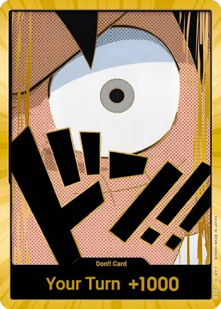 DON!! Card (Luffy) (Gold) #don-card-luffy-gold · Premium Booster -The Best- One Piece card