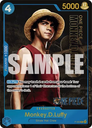 Monkey.D.Luffy (Reprint) #P-055-reprint · Premium Booster -The Best- One Piece card