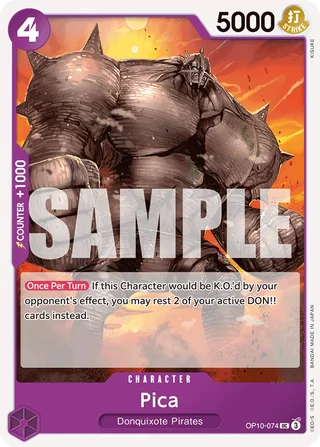 Pica #OP10-074 · Royal Blood One Piece card