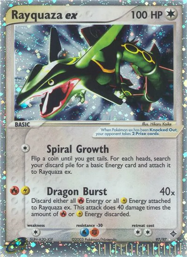 Rayquaza ex full card art