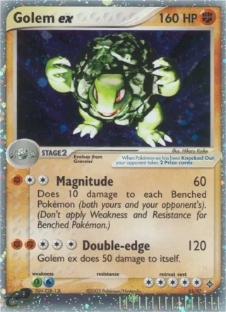 Golem ex #91 · Dragon Pokémon card