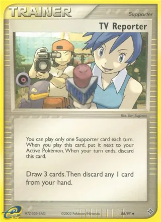TV Reporter #88 · Dragon Pokémon card