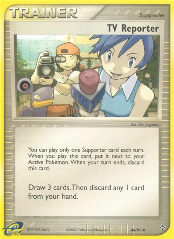 TV Reporter full card art